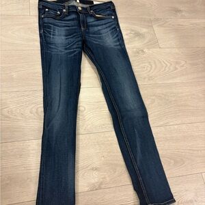rag & bone Dark Blue Skinny Jeans